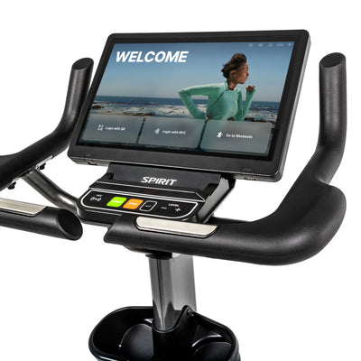 Spirit Fitness CU1000ENT Phantom professionele hometrainer met touchscreen entertainment scherm - Gratis montage aan huis