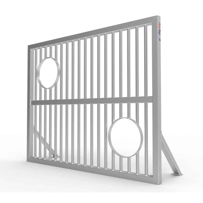 Stalen voetbal doelwand - Alusport DW002L - 2.5 x 2 m