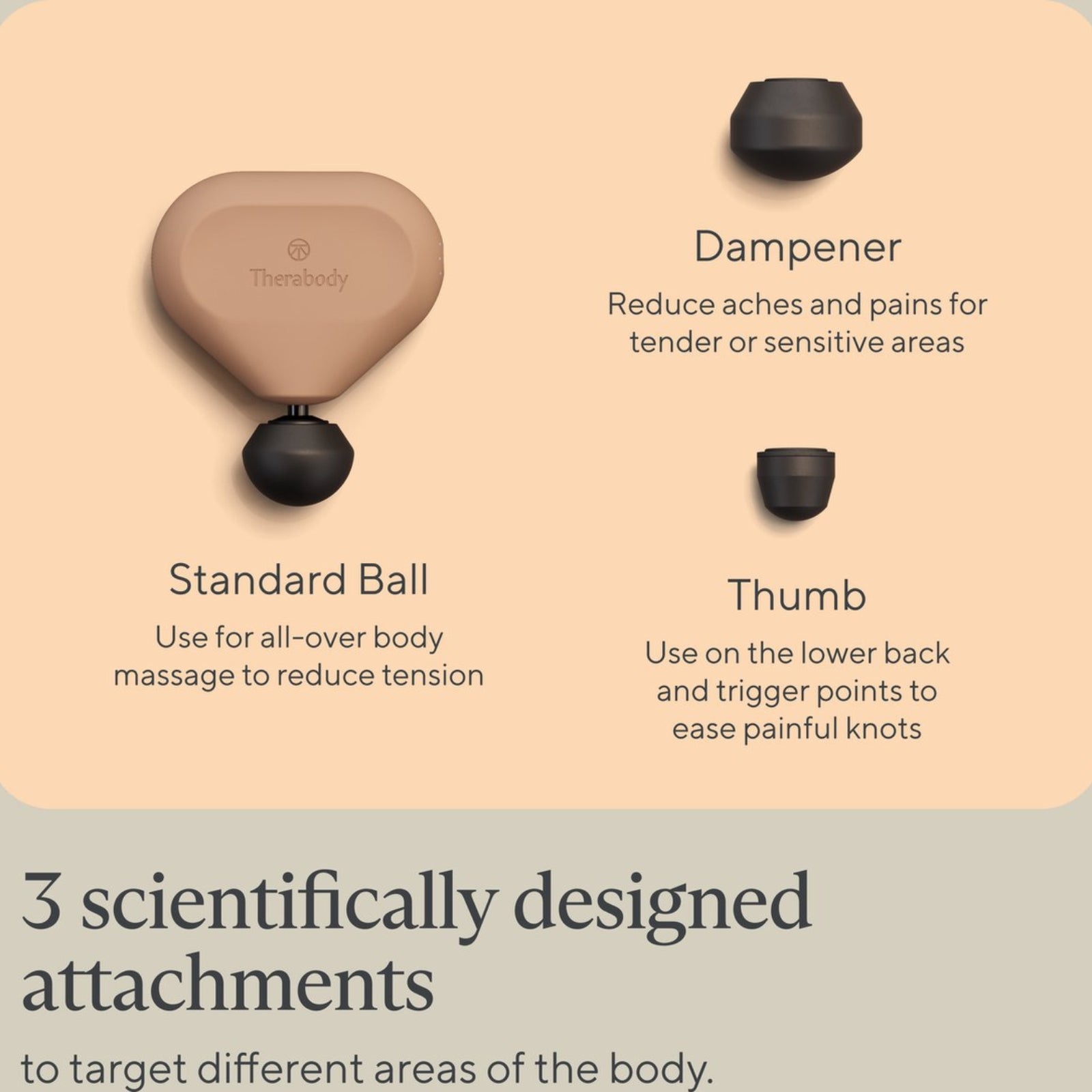 Therabody TheraGun Mini 2.0 Desert Rose - massagegun