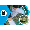 Trampoline hors sol Thunder Deluxe rond (Ø244 cm) avec filet - noir