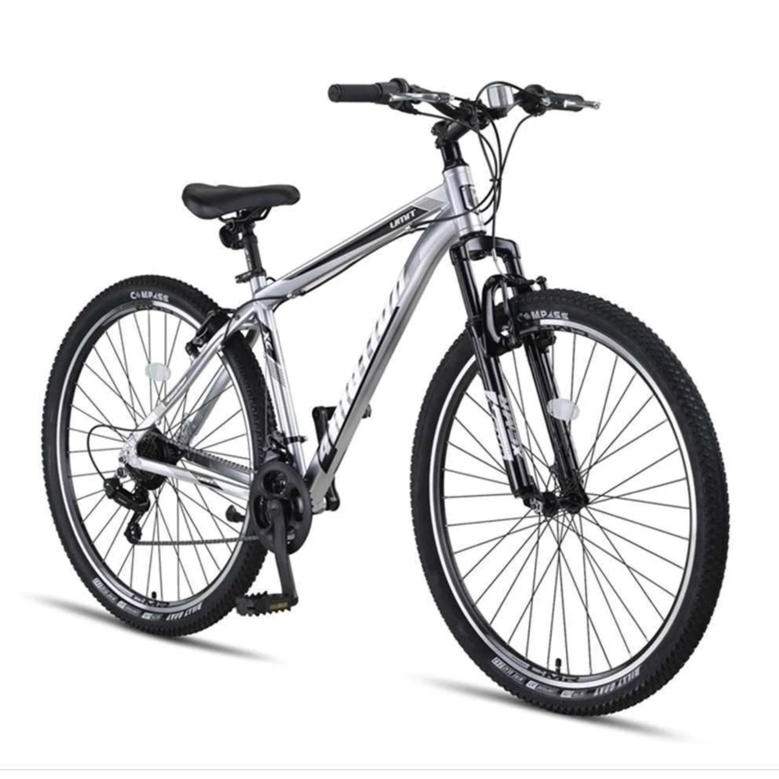 Umit 4 Motion Mountainbike Chroom/Zwart - 27.5 inch wielen / Unisex 21V V-Brakes