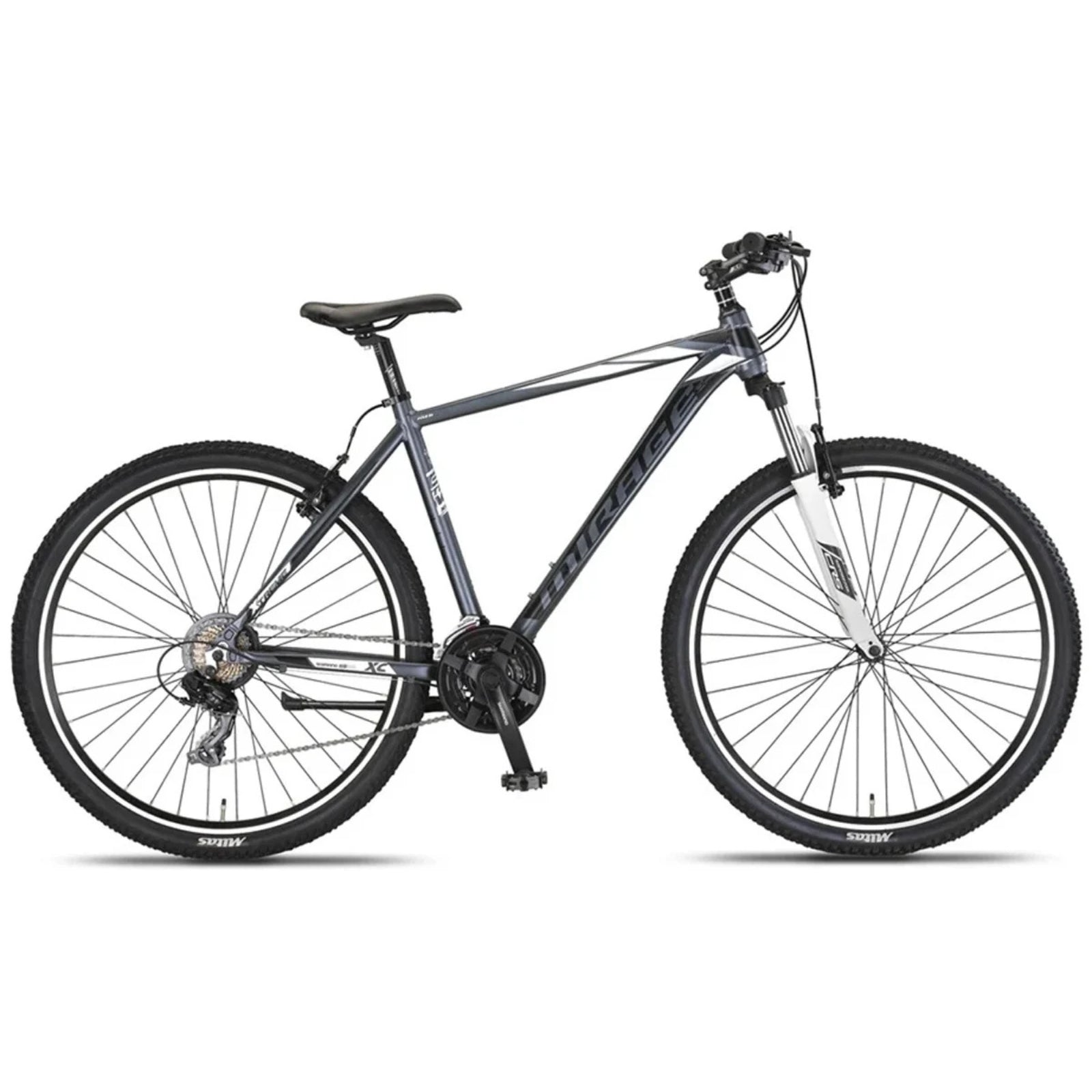 Umit Mirage Mountain Bike Wit/Anthraciet - 27.5 inch wielen / Unisex 21V V-Brakes