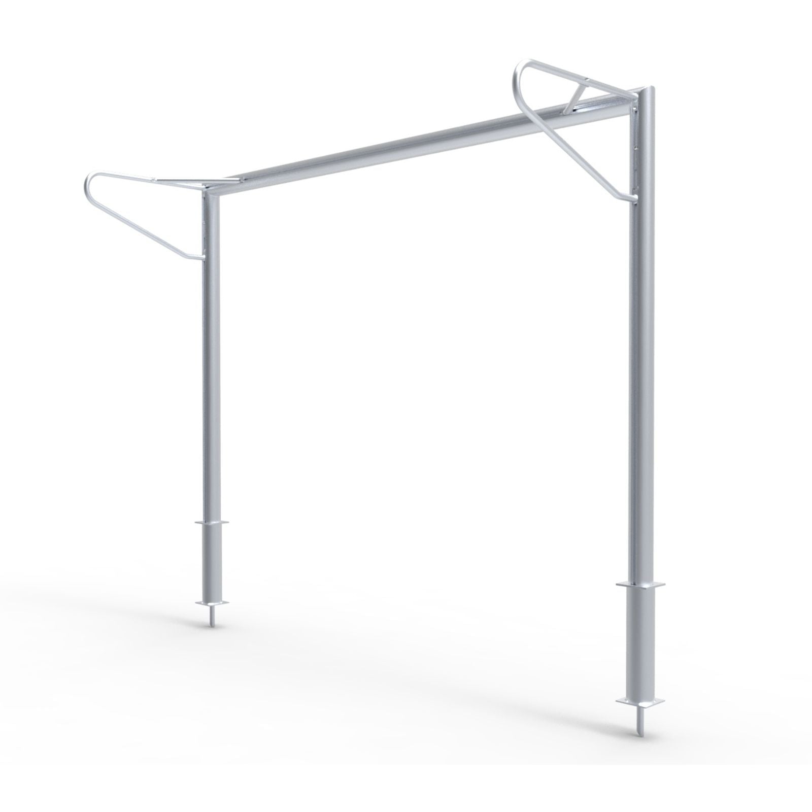 Vast aluminium voetbaldoel - Alusport VP310 - 300 x 200 cm - incl. net