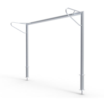 Vast aluminium voetbaldoel - Alusport VP310 - 300 x 200 cm - incl. net