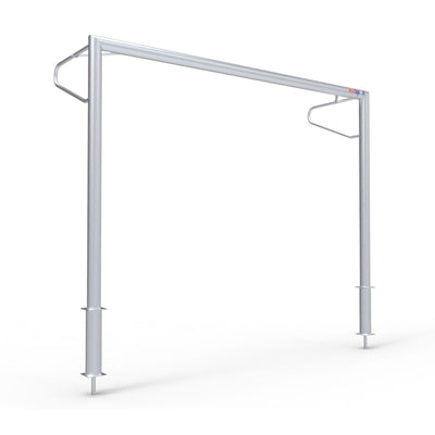 Vast aluminium voetbaldoel - Alusport VP310 - 300 x 200 cm - incl. net