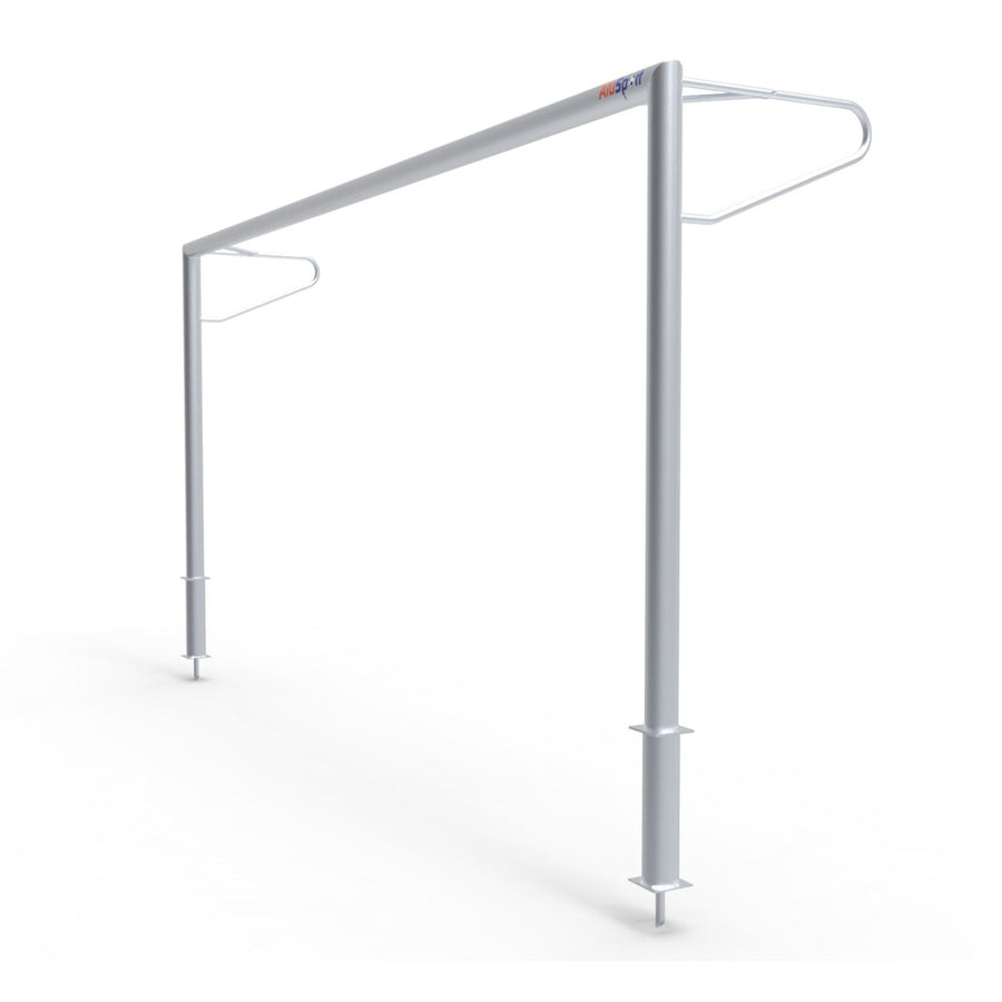 Vast aluminium voetbaldoel - Alusport VP510 - 500 x 200 cm - incl. net