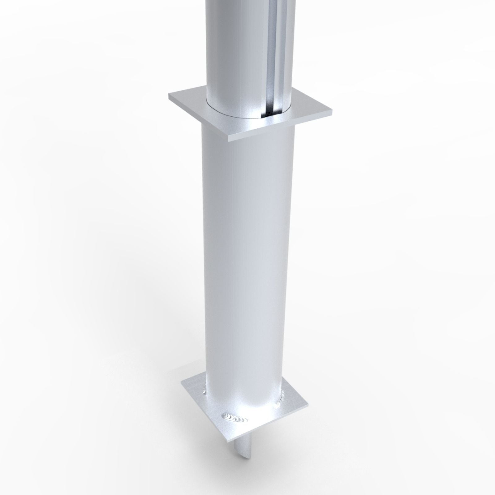 Vast aluminium voetbaldoel - Alusport VP510 - 500 x 200 cm - incl. net