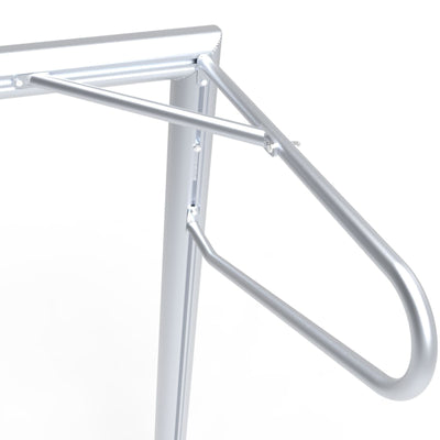 Vast aluminium voetbaldoel - Alusport VP510 - 500 x 200 cm - incl. net