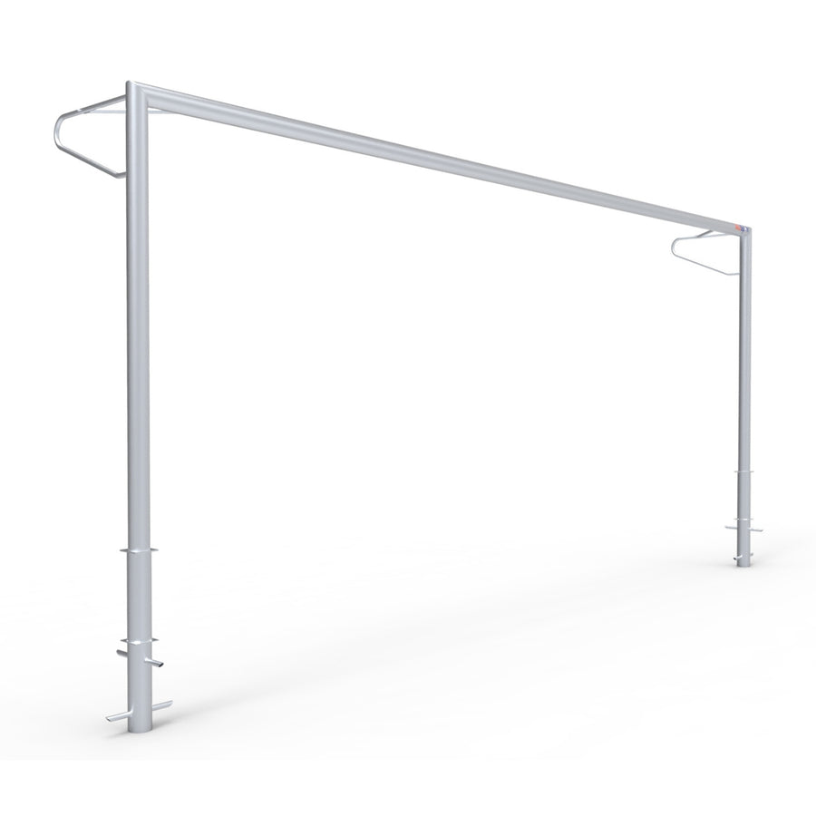 Vast aluminium voetbaldoel - Alusport VP718 - 732 x 244 cm - incl. net