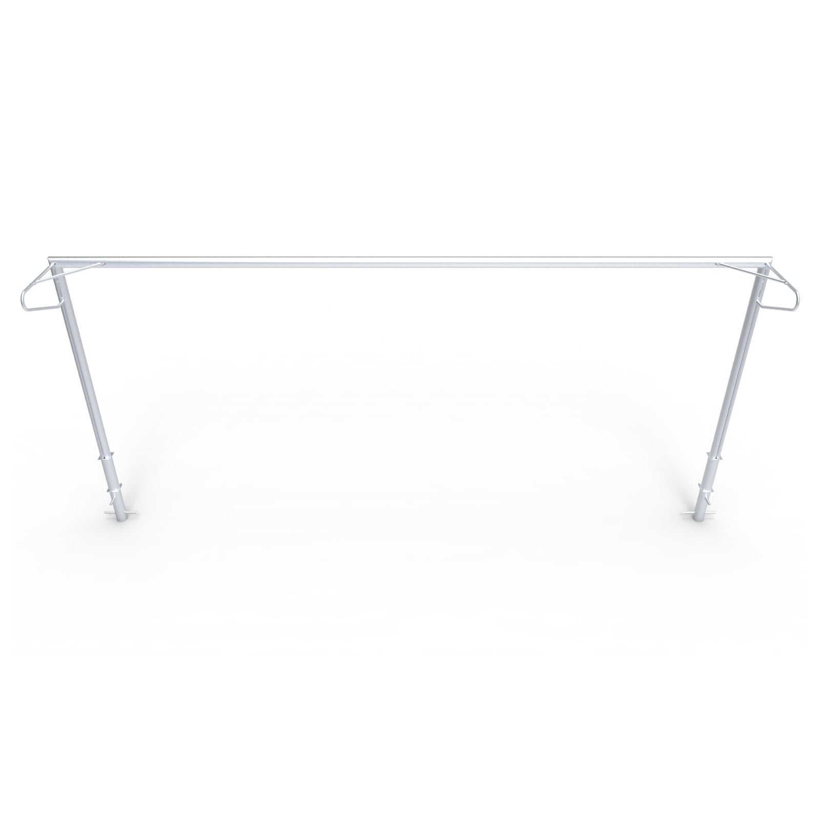 Vast aluminium voetbaldoel - Alusport VP718 - 732 x 244 cm - incl. net