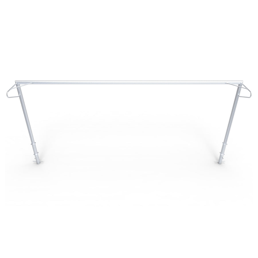 Vast aluminium voetbaldoel - Alusport VP718 - 732 x 244 cm - incl. net