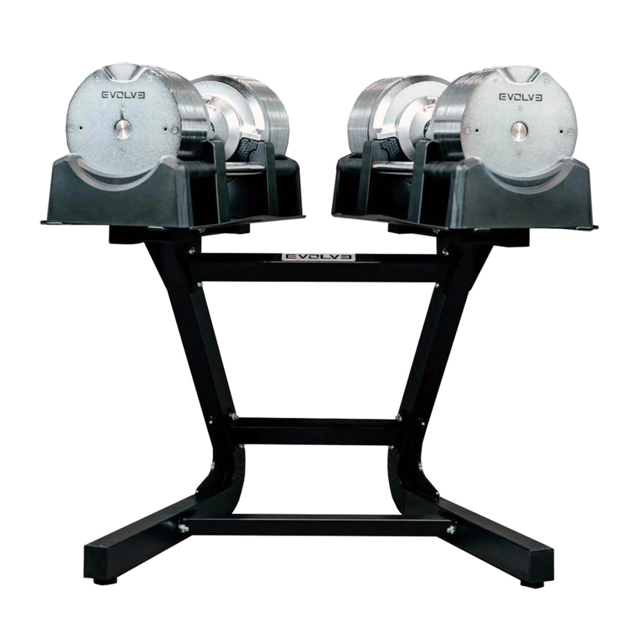 Verstelbare dumbbell 4 tot 32.5 KG (per stuk) - Evolve Fitness Ultra Series AD-325