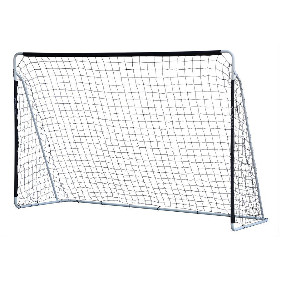Voetbaldoel - Stalen frame met veiligheidscover - 307 x 209 x 125 cm - incl. net