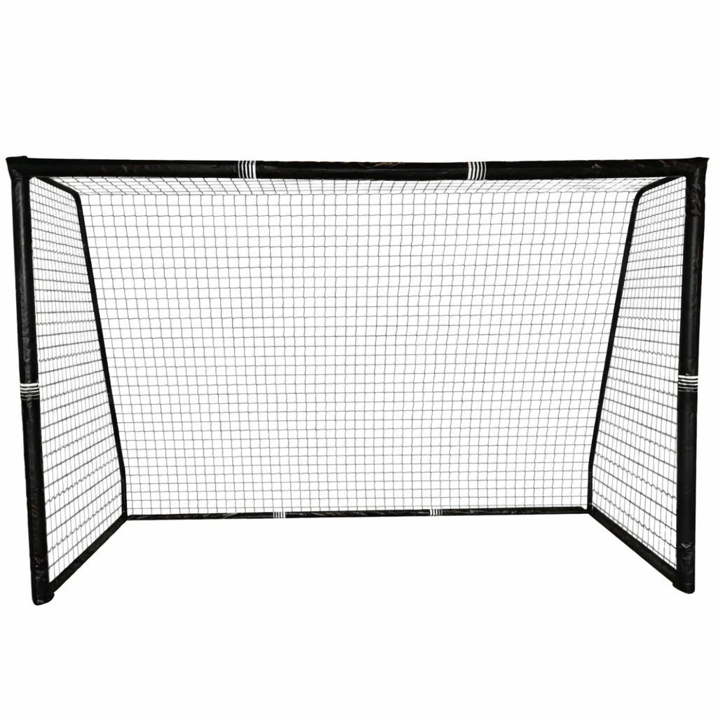 Voetbaldoel - Metalen frame met veiligheidscover - 300 × 200 × 120 cm - incl. net