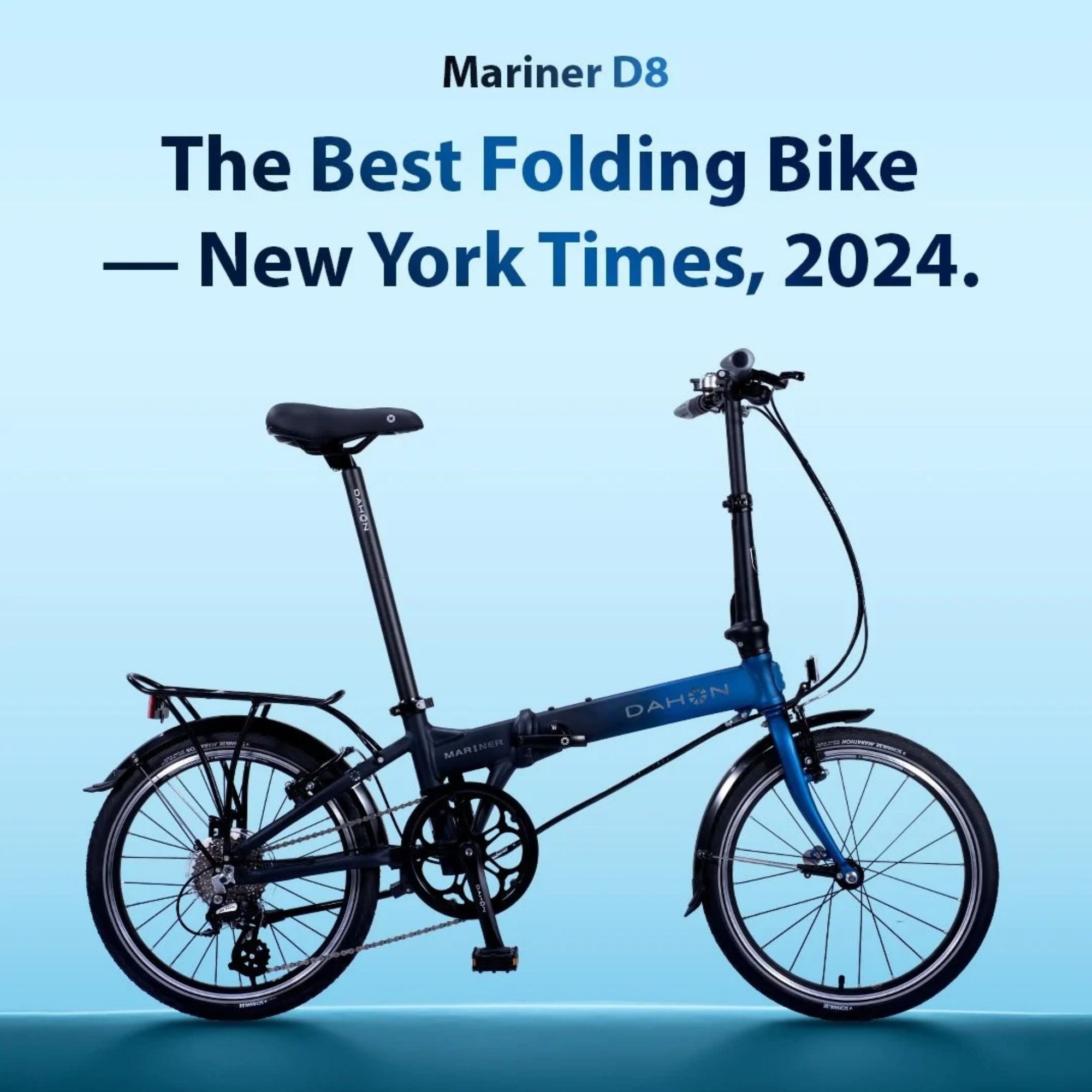 Vouwfiets - Dahon Mariner D8 20" - Quick Silver - 8-speed derailleur - schijfremmen