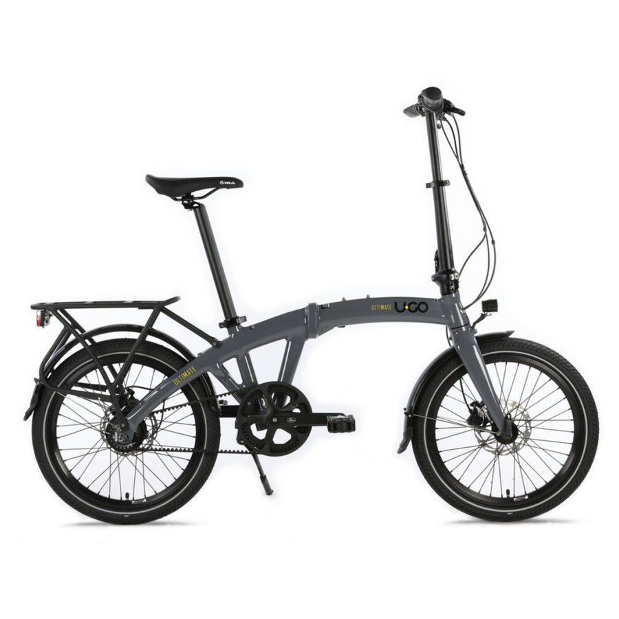Vouwfiets - U GO Ultimate a2 20" - Cool Grey - 2-speed versnellingen - V brakes