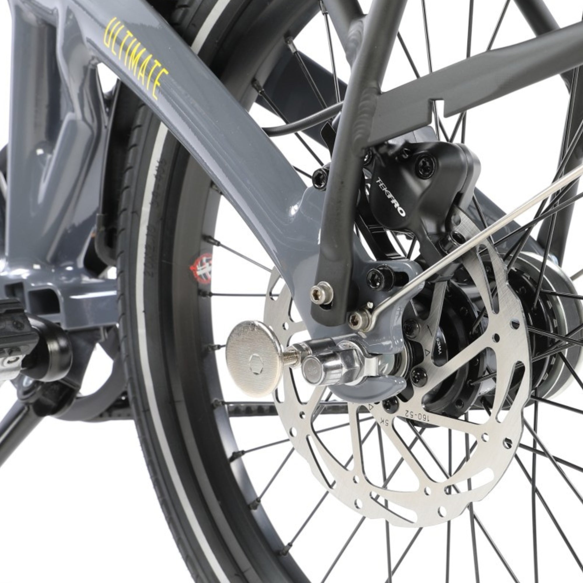 Vouwfiets - U GO Ultimate i8 20" - Cool Grey - Nexus 8-speed - V brakes