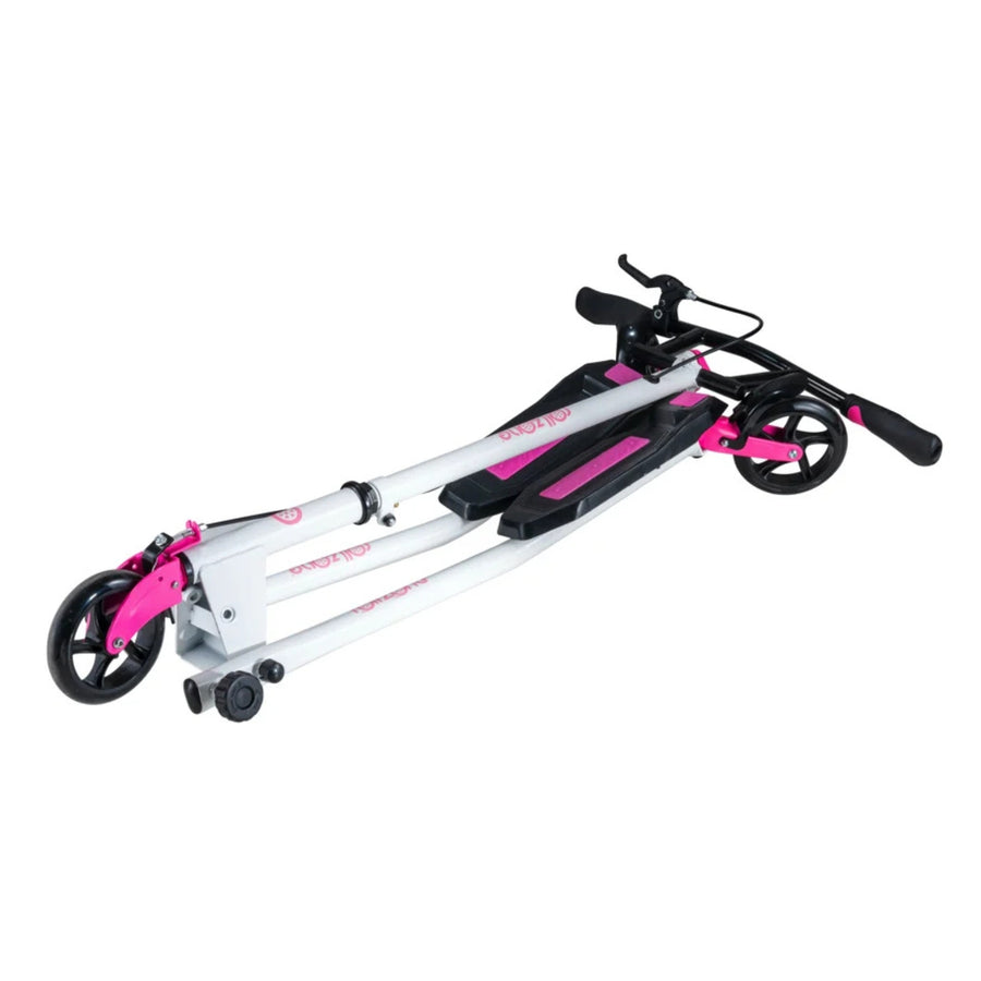 Wiggle & Stunt Step - Rollzone Wiggler Wit/Roze