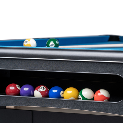 Zwarte pooltafel - Winsport Black Pool 8FT - 256 x 144 cm