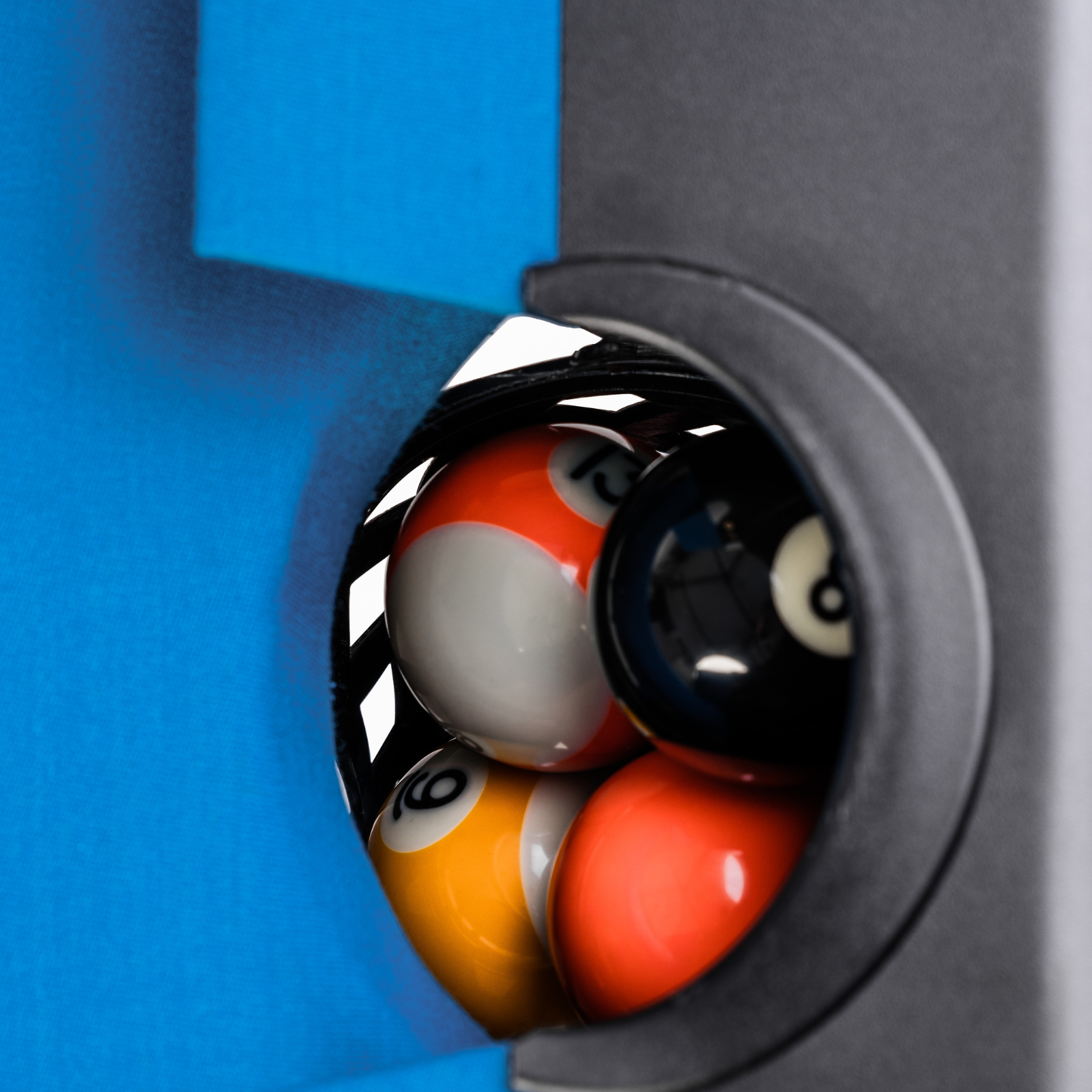 Zwarte pooltafel - Winsport Black Pool 6FT - 212 x 121 cm