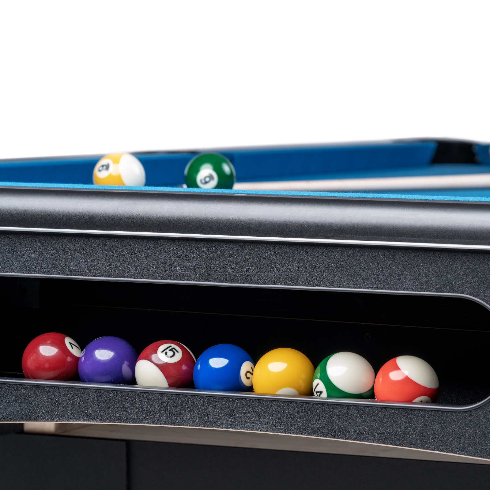 Zwarte pooltafel - Winsport Black Pool 6FT - 212 x 121 cm