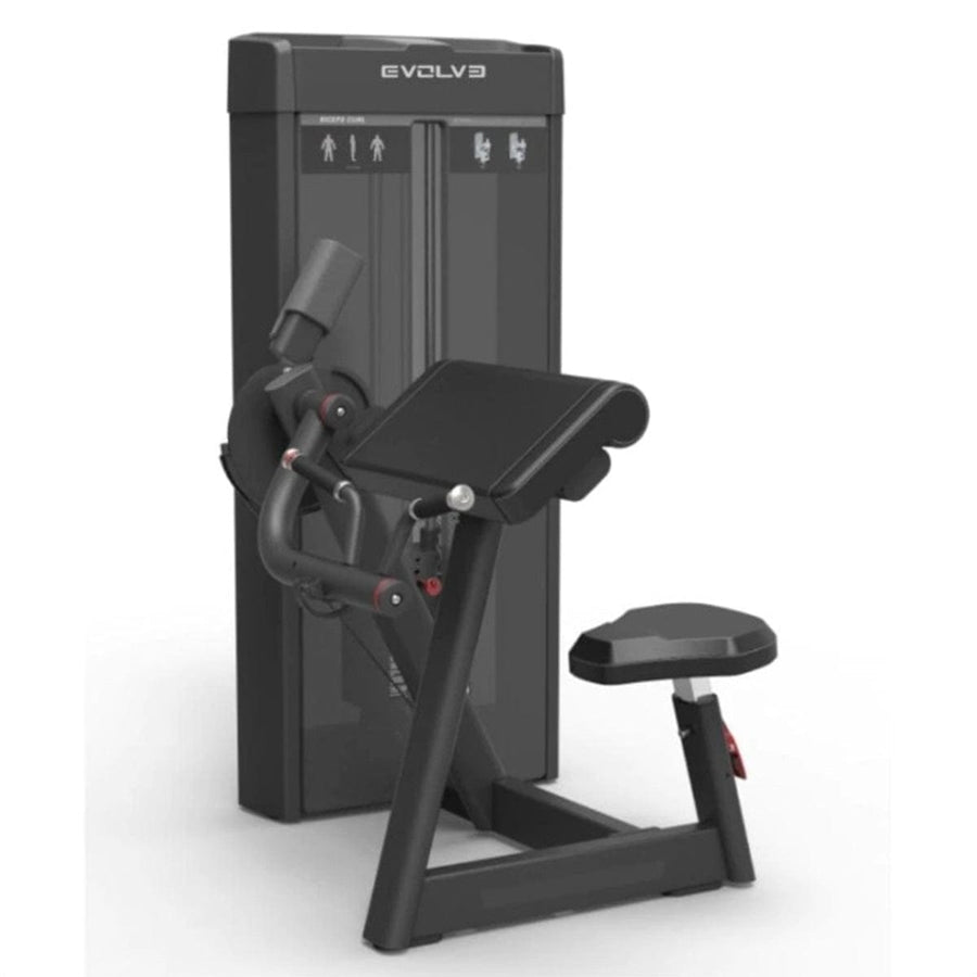 Bicep Curl Machine - Evolve Fitness Prime Series Selectorized PR-207 Biceps curl
