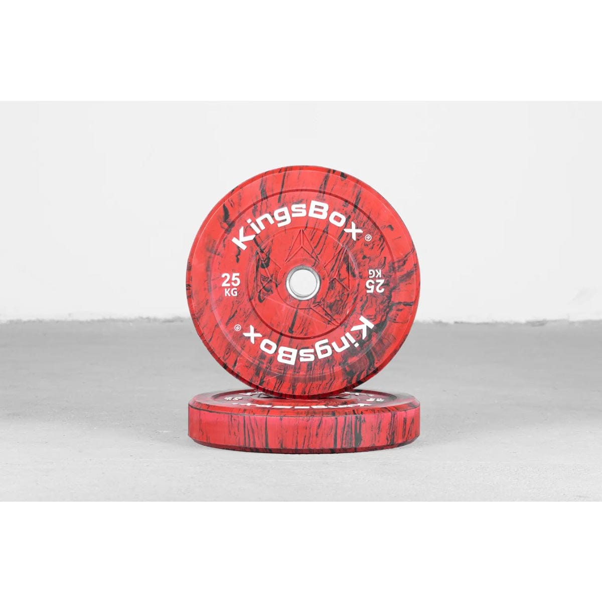KingsBox Royal Color Flow Bumper Plates - 5 KG / 10 KG / 15 KG / 20 KG / 25 KG Bumper plates 2 x 25 kg
